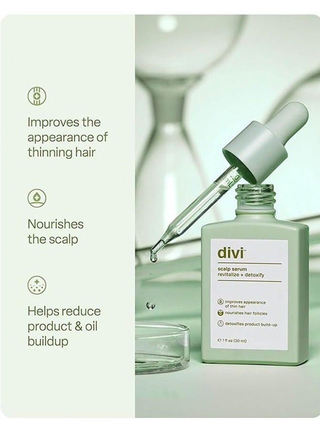 ديفي مصل فروة الرأس ينشط ويزيل السموم - يحسن مظهر الشعر الرقيق ، ويغذي بصيلات الشعر ، ويزيل السموم من تراكم المنتج للرجال والنساء ، ويعزز فروة الرأس الصحية والامتلاء - Image 2