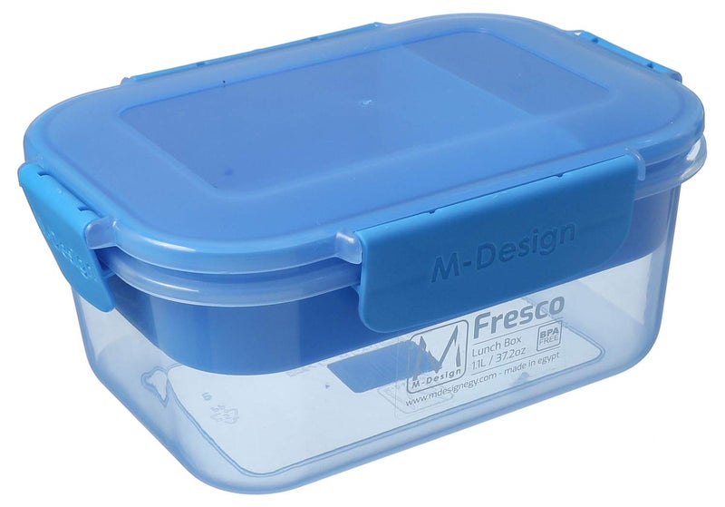 m-design M design lunch box, 1.1 liter - blue - Image 1