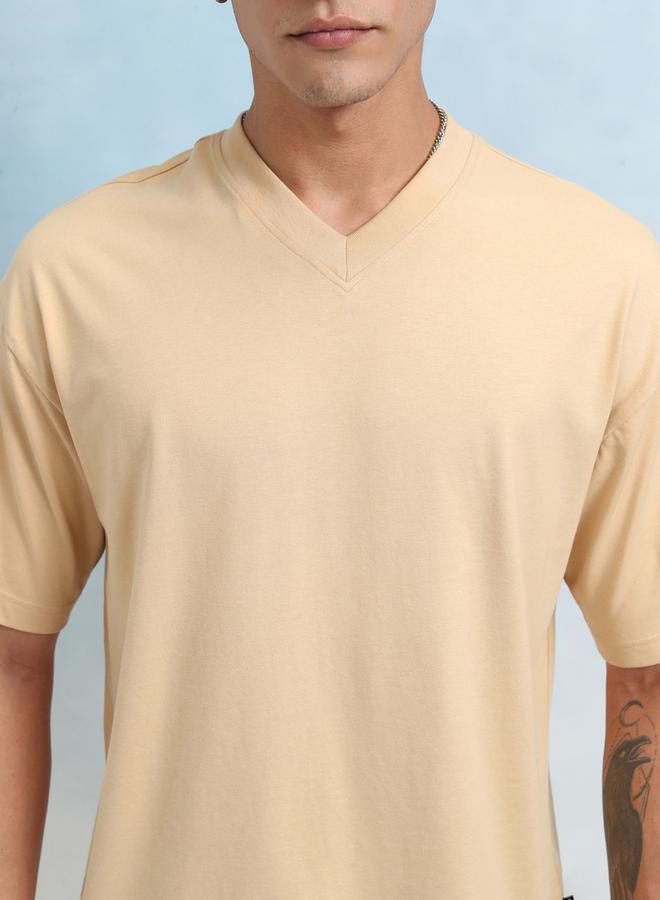 هاي لاندر تيشيرت هاي لاندير برقبة على شكل حرف  بقصة عادية - Image 5