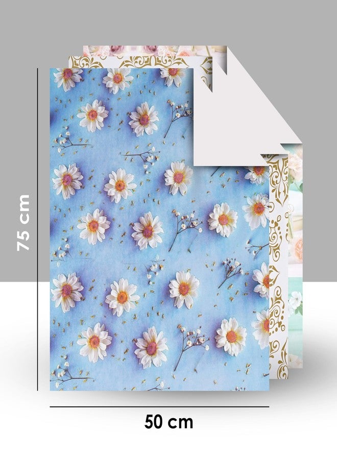 KOSY Wrapping Paper for Gift Packing 75x50 cm Multicolor Recyclable Gift Wrapping Paper Sheets Easy to Use with Luxurious Finish for Birthday Wedding Festival Craft and DIY Use Pack of 12 - Image 5