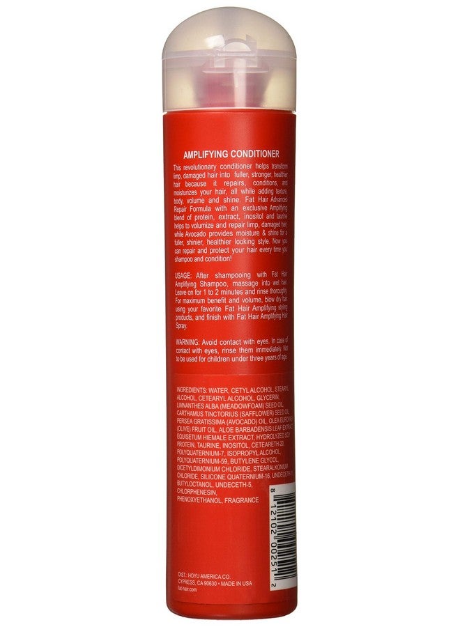 Samy Fat Hair 0 Calories Advanced Repair Formula Amplifying Conditioner 10 Ounce (Shomalvi3279) - Image 3