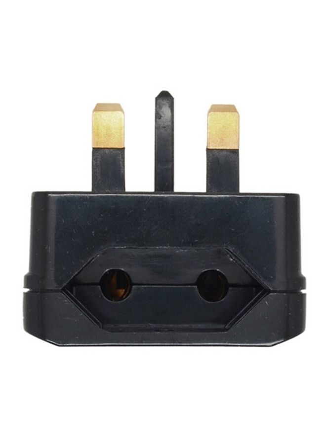 2 Pin EU to 3 Pin UK Plug Adaptor  - Image 1