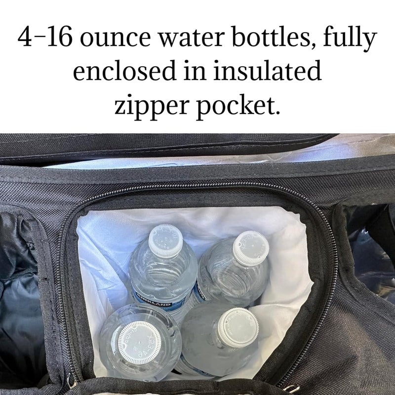 Booyah Strollers Split bar in Middle of Handlebar Double Stroller Organizer for Bob Duallie and Baby Jogger City Mini GT - Image 4