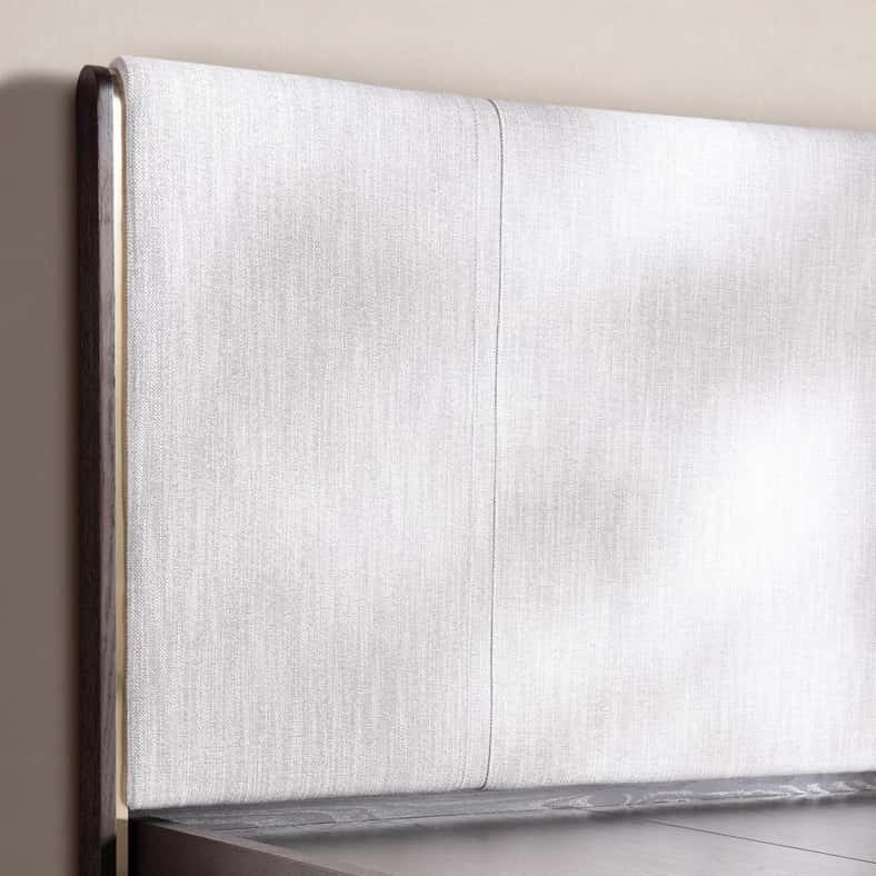 Pan Home SAVANNAH BED 180X200 CM - MATT BROWN - Image 3