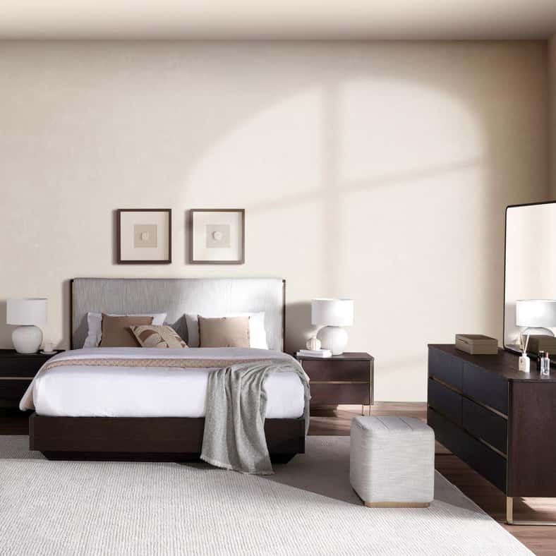 Pan Home SAVANNAH BED 180X200 CM - MATT BROWN - Image 5