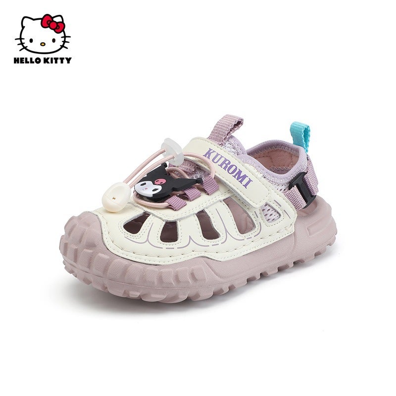 Hello Kitty Kidsren'S Shoes Girls 2025 Summer Kuromi Popular Sandals And Slippers For Small And Medium-Sized Kidsren Anti-Slip Clogs - Image 4