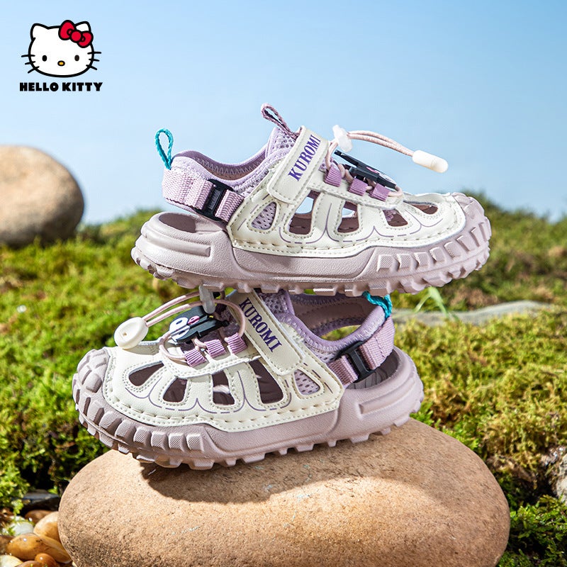 Hello Kitty Kidsren'S Shoes Girls 2025 Summer Kuromi Popular Sandals And Slippers For Small And Medium-Sized Kidsren Anti-Slip Clogs - Image 2