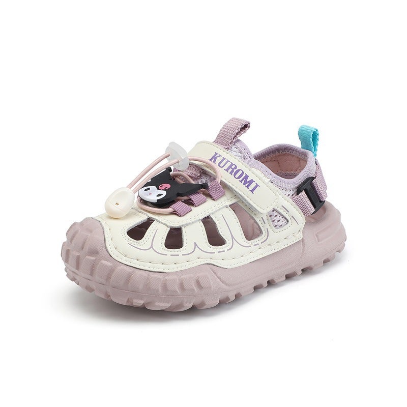 Hello Kitty Kidsren'S Shoes Girls 2025 Summer Kuromi Popular Sandals And Slippers For Small And Medium-Sized Kidsren Anti-Slip Clogs - Image 1