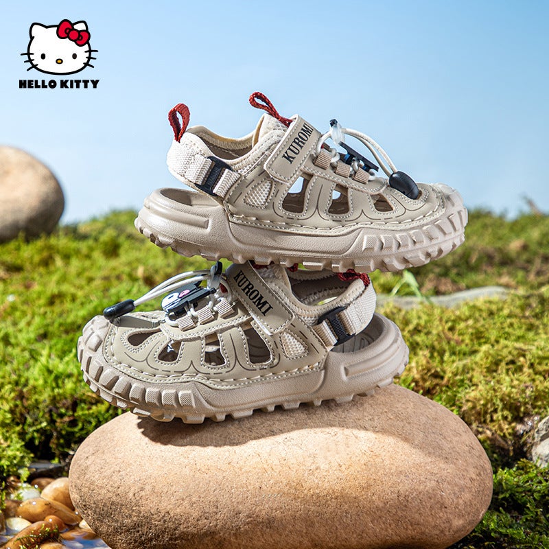 Hello Kitty Kidsren'S Shoes Girls 2025 Summer Kuromi Popular Sandals And Slippers For Small And Medium-Sized Kidsren Anti-Slip Clogs - Image 3