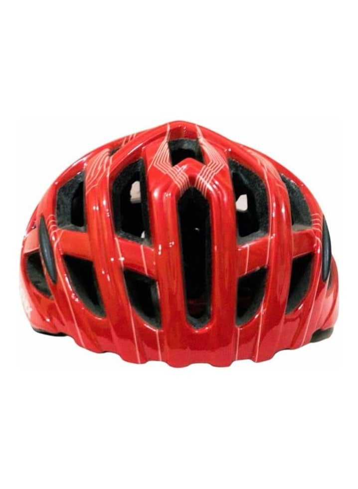 Phoenix Bike Heavy Duty Helmet Red - Image 4
