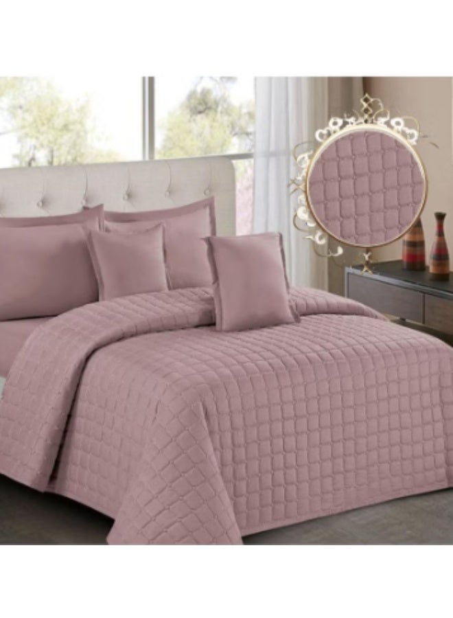 6-piece solid-color, compressed double bed sheet set – elegant design and luxurious touch - Image 3