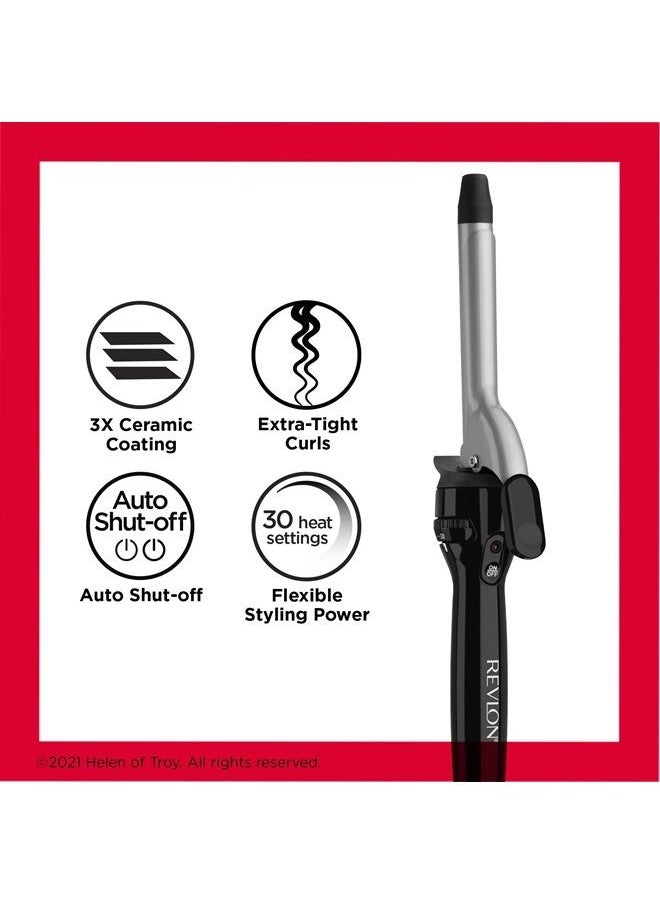 Revlon - Revlon Perfect Heat Triple Ceramic Curling Iron | For Silky Smooth Tight Curls (3/4 in) - Image 1