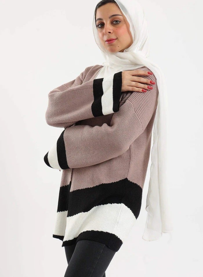 tritone-knitted-cardigan