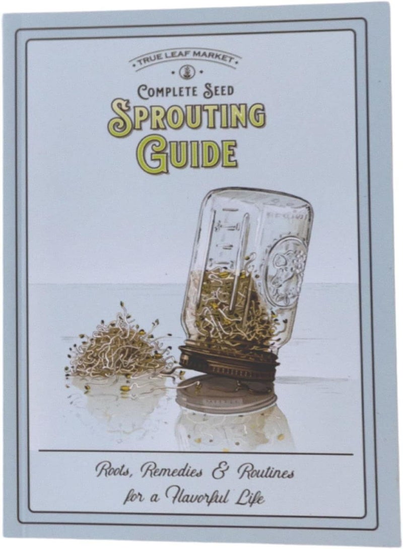 GGOOT Complete Organic Broccoli Sprout Growing Kit - Includes Quart Mason Jar, 316 Stainless Steel Sprouting Lid, Sprout Stand, and Organic Non-GMO Broccoli Sprouts Seeds - by  & Trellis - Image 4