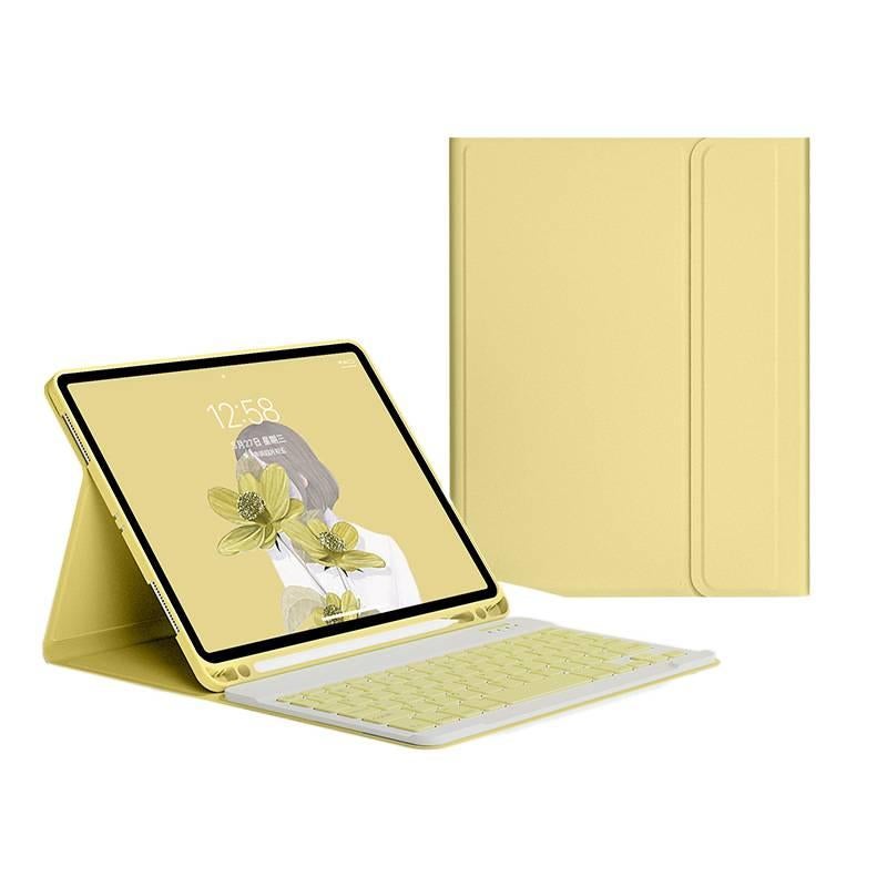 DGG حافظة آيباد بلوحة مفاتيح متوافقة مع iPad Pro 12.9 باللون أزرق باللون الأزرق - Image 1