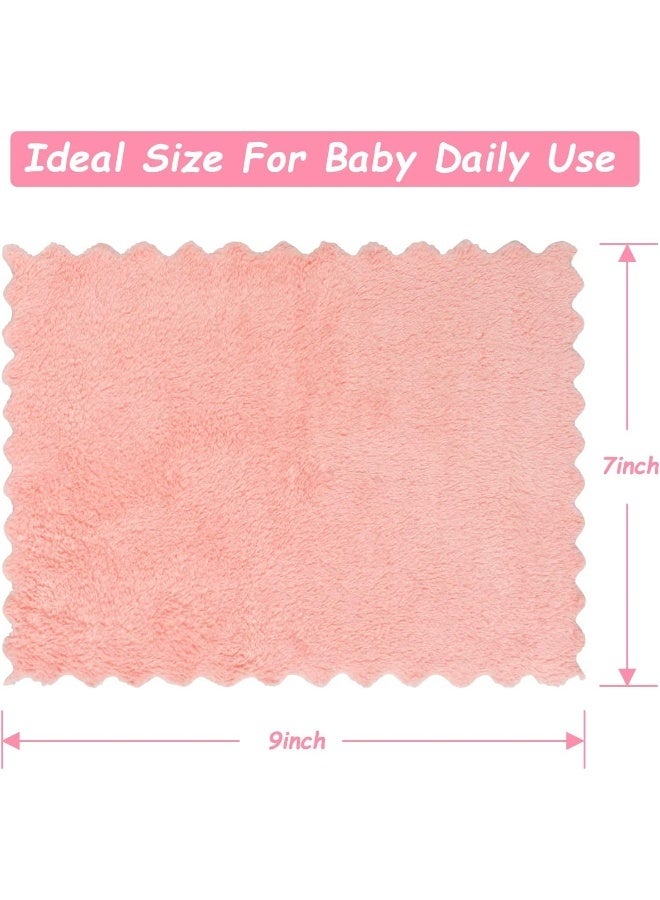 Orighty Baby Washcloths 24-Pack (7''x9''), Microfiber Coral Fleece Baby Towels, Super Soft and Absorbent Wash Cloths for Newborns, Infants and Toddlers, Gentle on Delicate Skin for Face Hands and Body - Image 5