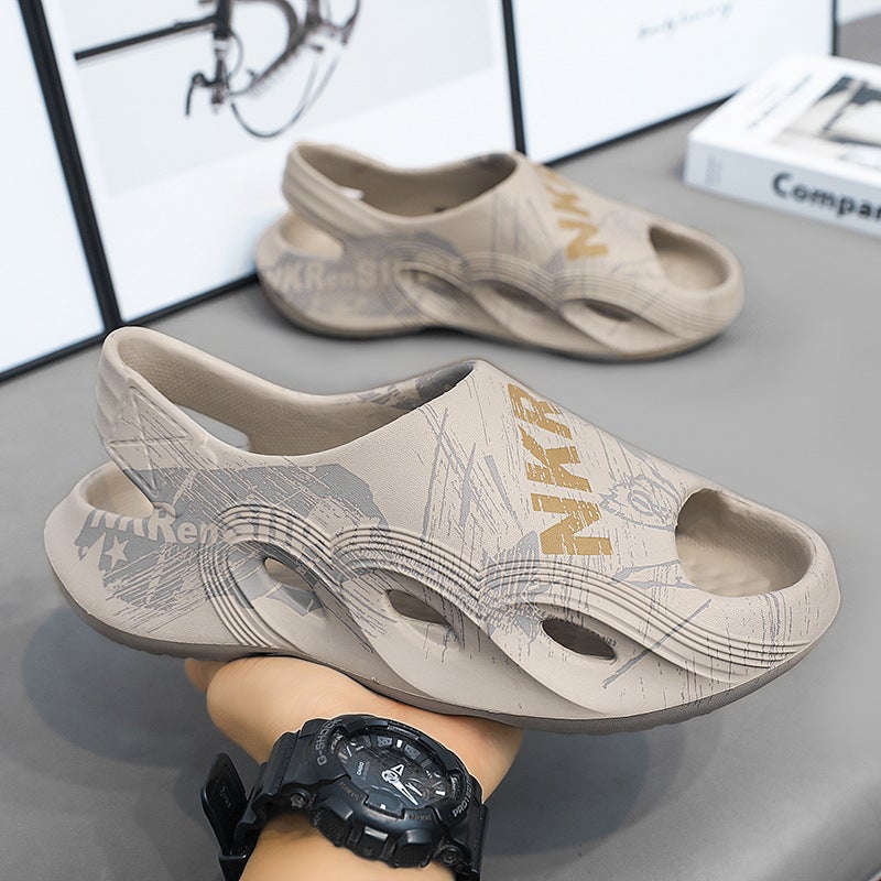 Beach Shoes Men'S Summer Outer Wear Non-Slip Shoes Sports Cave Shoes Outdoor Seaside Non-Slip Wading Large Size Sandals - Image 2