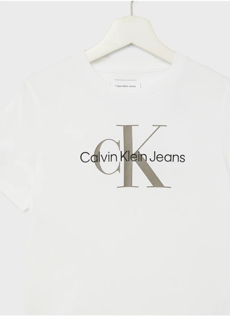 كالفن كلاين جينز Youth  Monogram T-Shirt