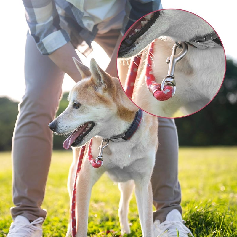 RoverPets 4 قطع خطافات دوارة معدنية للأعلام، مشابك للأعلام للحبال، ملحقات عمود العلم الثقيلة، مشبك حبل العلم لرباط الكلب، مشابك عيون للحرف الجلدية - Image 4