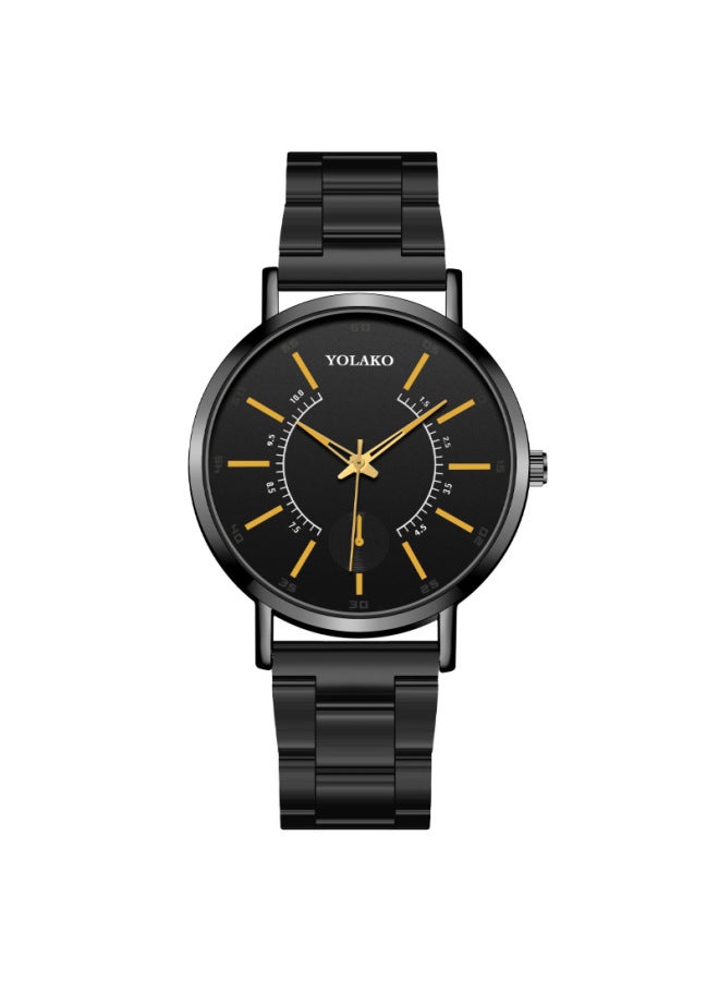 أنيق ساعة رجالية سوار معدني ساعة كوارتز