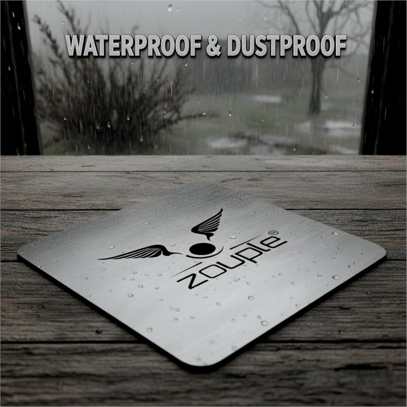 Zouple Entry Prohibited Sign, 6x6 Inch, Durable Steel, Self-Adhesive - Image 5