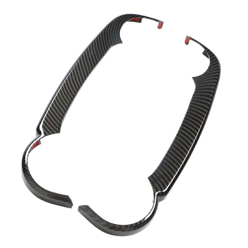تقليل غطاء الجانب للملاحة: سيارة FJ Cruiser XJ10 للسنوات 2007-2021، مصنوعة من مادة ABS عالية القوة، مقاومة للخدش - شريط جانبي لوحة القيادة بنمط الألياف الكربونية لتزيين الداخل السياري - Image 3
