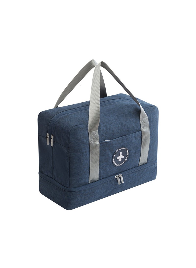 SamoDani Gym, Sports, Beach Bag with Shoes Compartment,  Separate Waterproof pocket for wet stuff, Travel Duffel for Men and Women - Image 1