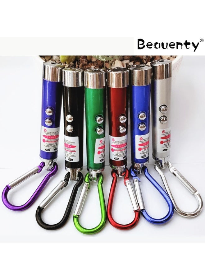 Beauenty LED flashlight headlamp with red laser, black color - Image 5