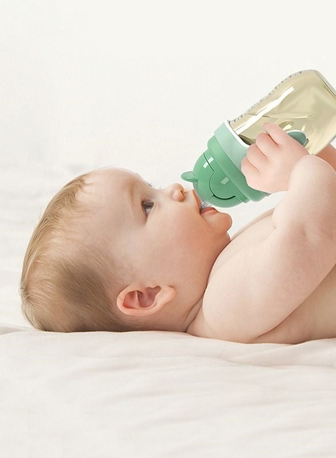 SUPERMAMA Baby Sippy Cup Boys and Girls Toddler Straw Cups Kids Water Bottle Spill Proof for School Outdoor Or Indoor BPA Free Easy To Hold Green 325ml - Image 5