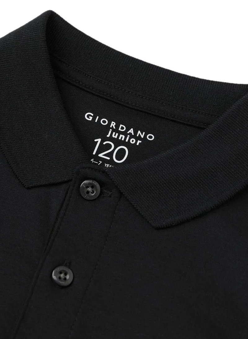 GIORDANO Junior Cotton Interlock Liquid Touch Polo