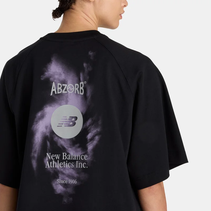 New Balance Black Women's Logo T-Shirt for Women | Best Price UAE