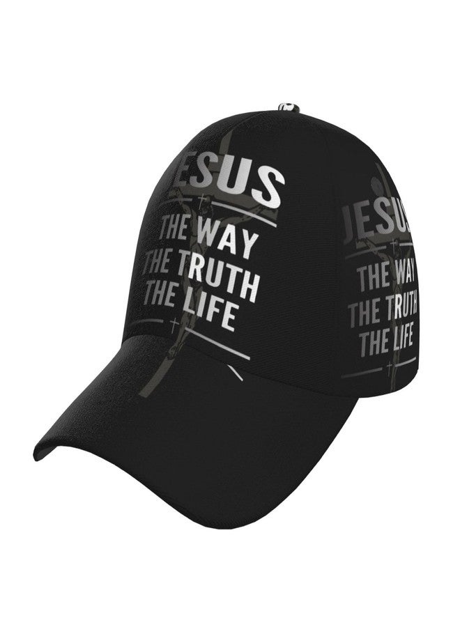 ASYG Jesus Cap Christian Baseball Cap Jesus Bible Sun Hat Adjustable Cap Cross Hat Trucker Hat Cap - Image 1