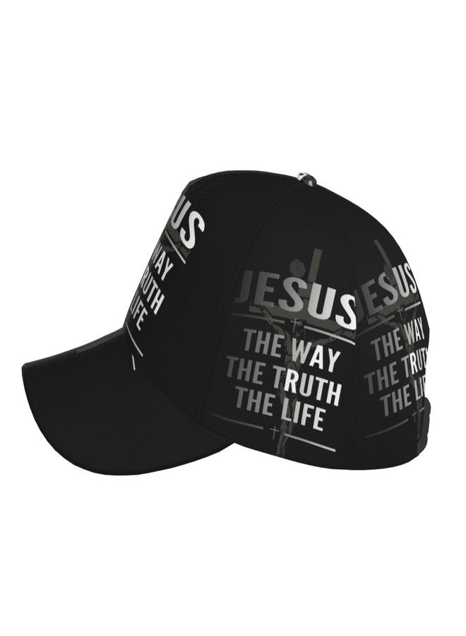 ASYG Jesus Cap Christian Baseball Cap Jesus Bible Sun Hat Adjustable Cap Cross Hat Trucker Hat Cap - Image 5