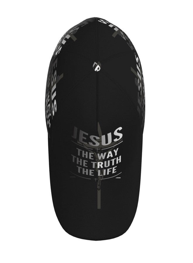 ASYG Jesus Cap Christian Baseball Cap Jesus Bible Sun Hat Adjustable Cap Cross Hat Trucker Hat Cap - Image 4
