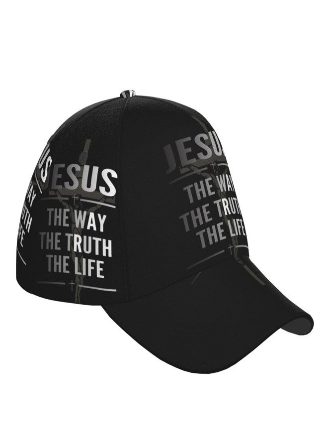 ASYG Jesus Cap Christian Baseball Cap Jesus Bible Sun Hat Adjustable Cap Cross Hat Trucker Hat Cap - Image 3