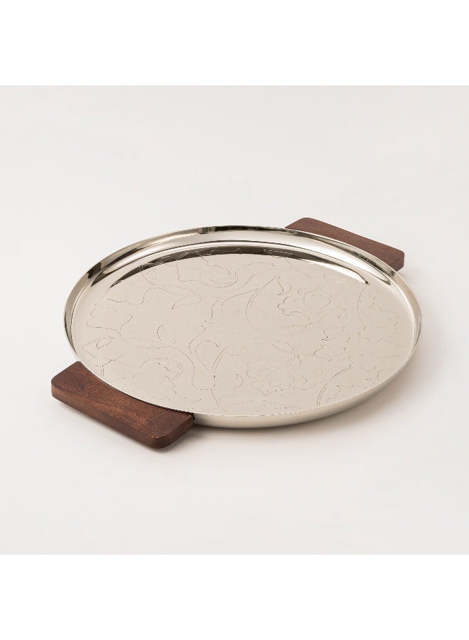 Dallaty صينية باهجة من الفولاذ الفضي - Image 1