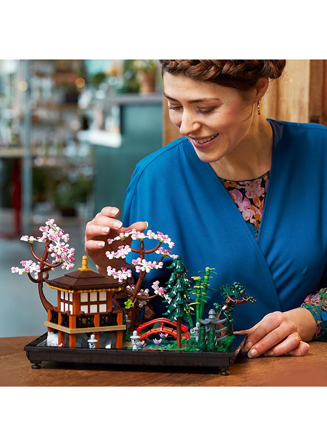 LEGO 10315 Icons Tranquil Garden, Botanical Zen Garden Kit for Adults with Lotus Flowers, Customisable Desk Decoration, Inspired by Japanese Traditions, Mindful Gardening Gift for Women, Men  - Image 3