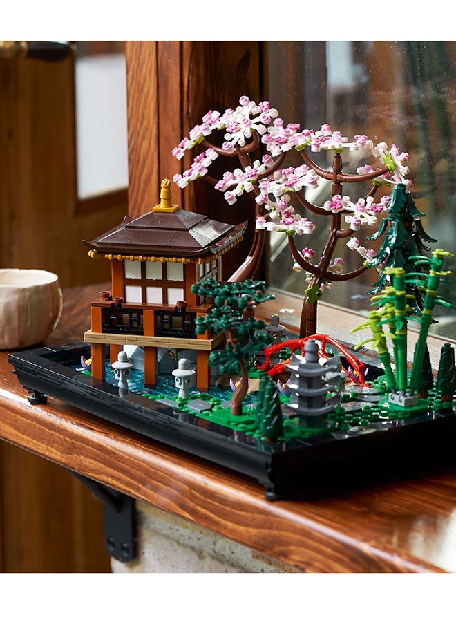 LEGO 10315 Icons Tranquil Garden, Botanical Zen Garden Kit for Adults with Lotus Flowers, Customisable Desk Decoration, Inspired by Japanese Traditions, Mindful Gardening Gift for Women, Men  - Image 5