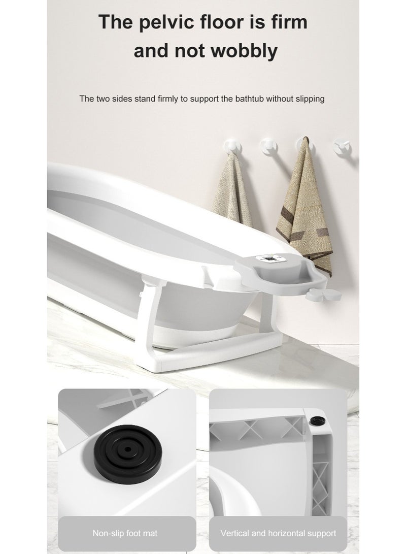 لحظة مرح حوض استحمام للاطفال قابل للطي مع مقياس حرارة - Image 5