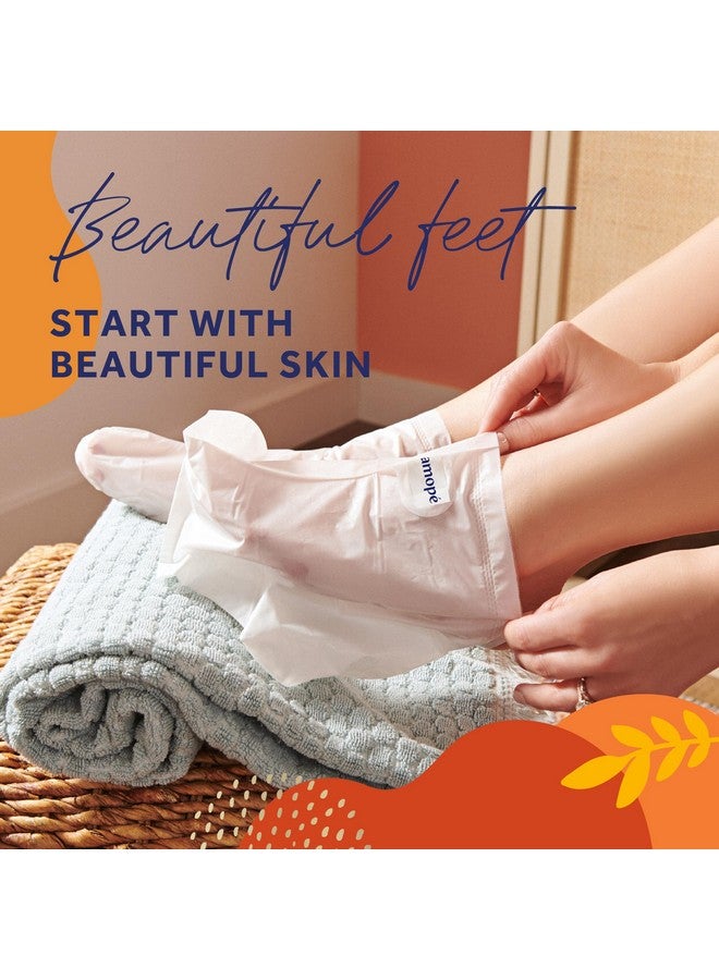 Amope Amopé Pedi Mask 20-Minute Foot Mask, Intensely Moisturizing Socks, Self-Care, Time to Get Nuts with Macadamia Nut Oil, Urea & Vitamin Complex for Long Lasting Hydration, 3 pair (Packaging May Vary)  - Image 3