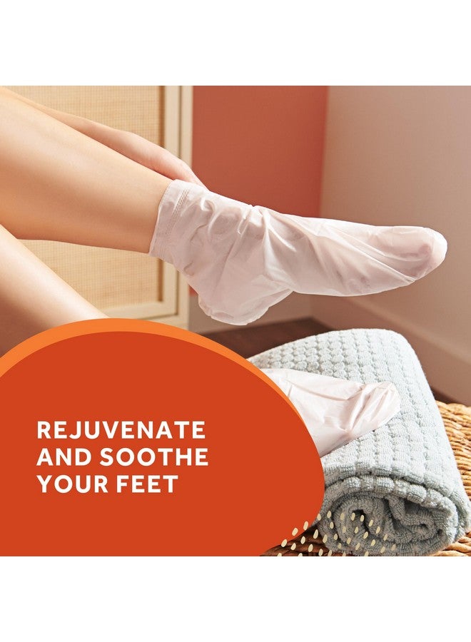 Amope Amopé Pedi Mask 20-Minute Foot Mask, Intensely Moisturizing Socks, Self-Care, Time to Get Nuts with Macadamia Nut Oil, Urea & Vitamin Complex for Long Lasting Hydration, 3 pair (Packaging May Vary)  - Image 4