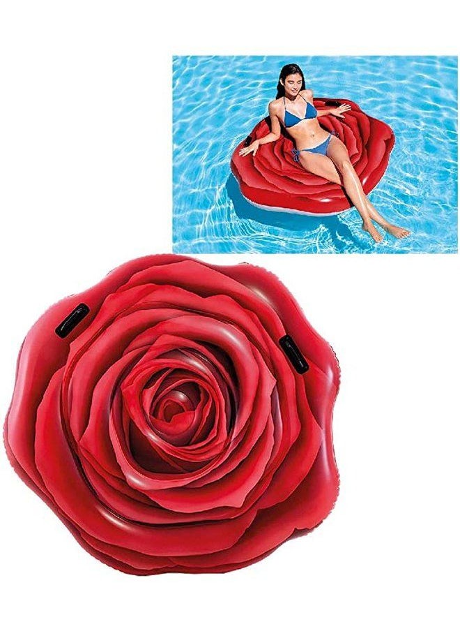 Intex 58783 Inflatable Red Rose Float, 137 x 132 Centimeters