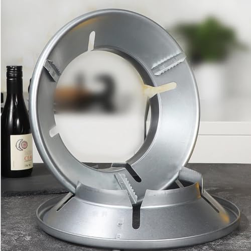 SHUTTLE ART 4 pcs Silver Gas Saver Burner Stand, Gas Burner Cover, Gas Saver Jali, Home Gas Stove Fire & Windproof Energy Saving Stand Gas Stove Stand Protector Max Gas Saviour - Image 4