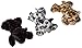 AURORA Bundle of 3 Aurora Stuffed Beanbag AnimalsSnow Leopard Streak Cheetah and Onyx Black Panther 8 Mini Flopsie Plush Beanbag - Image 3