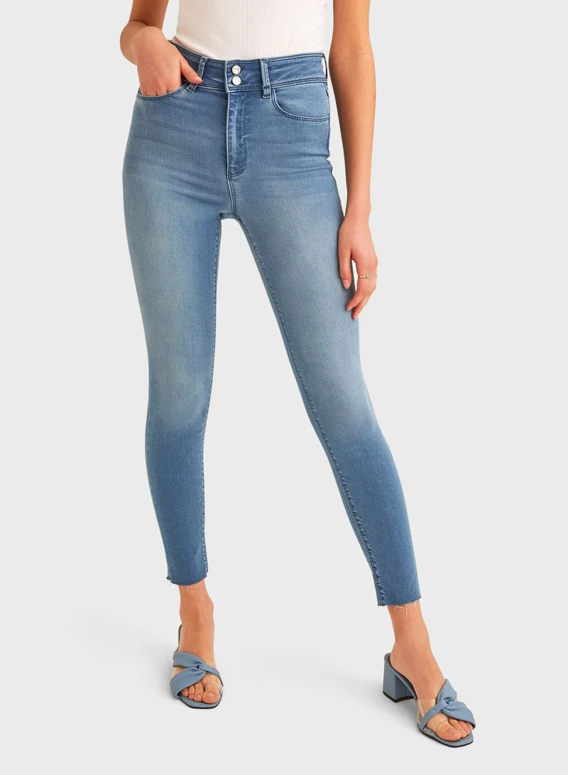 OXXO High Waist Skinny Jeans