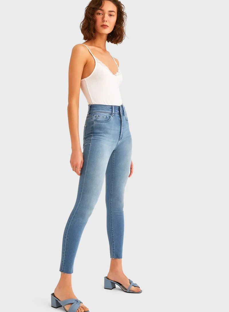 OXXO High Waist Skinny Jeans