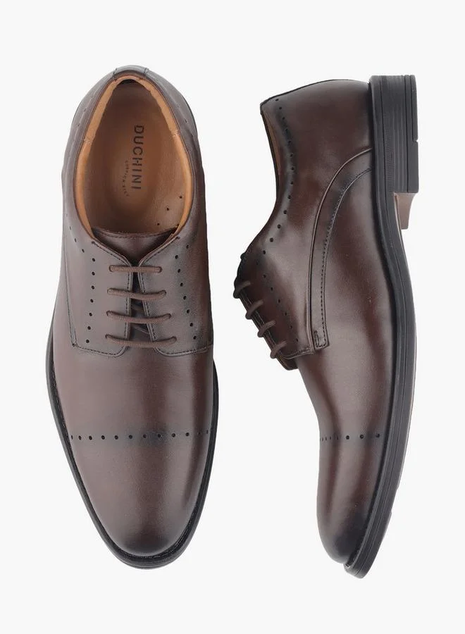 DUCHINI Men Lace-Up Derby Shoes
