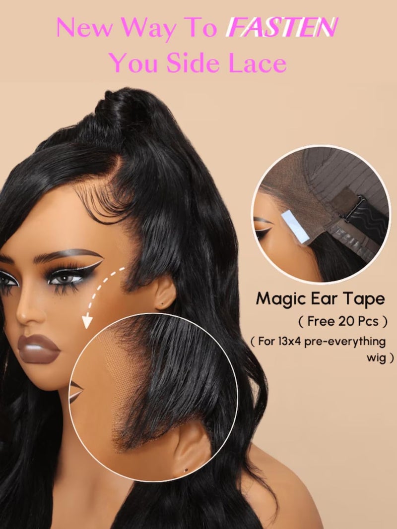 UNICE Pre Everything 13X4 Pre Cut Lace Front Glueless Wig Brown Blonde Highlight Body Wave Wig Pre Bleached Invisible Bye Bye Knots Wig Human Hair Pre Plucked 150% Density 18inch - Image 5
