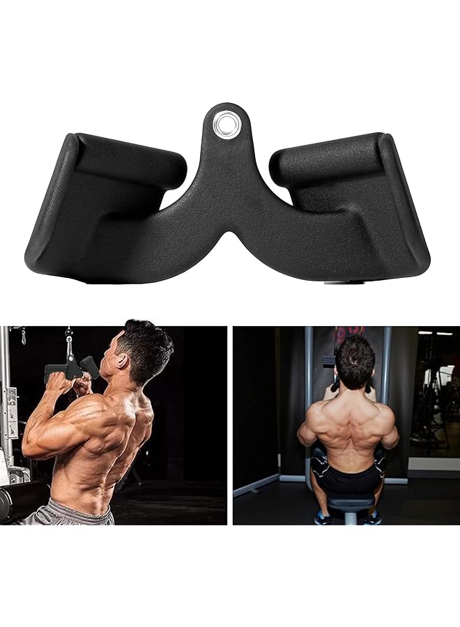 إيروريكس ملحقات آلة الكابلات للتجديف على شكل حرف T وV وجهاز سحب العضلة الظهرية العريضة للأسفل في صالة الألعاب الرياضية المنزلية، ملحقات شريط اللياقة البدنية، ثني العضلة ذات الرأسين، مقابض شريط العضلة ثلاثية الرؤوس - Image 1