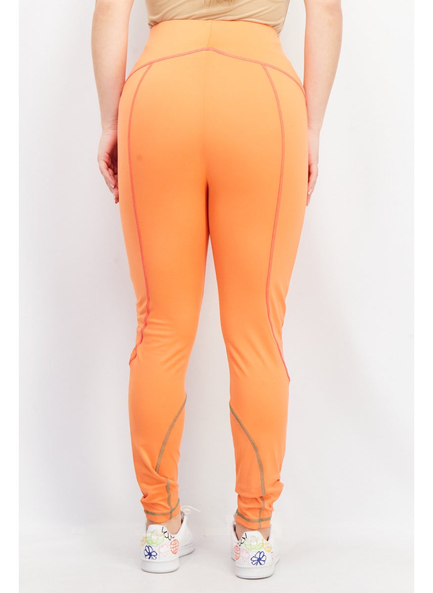 Women Full Leg Textured Leggings, Orange - pzsku/Z16491DFE5342920638BFZ/45/_/1724351099/84f8ef1c-872b-415b-a063-ca9a1e9799a7